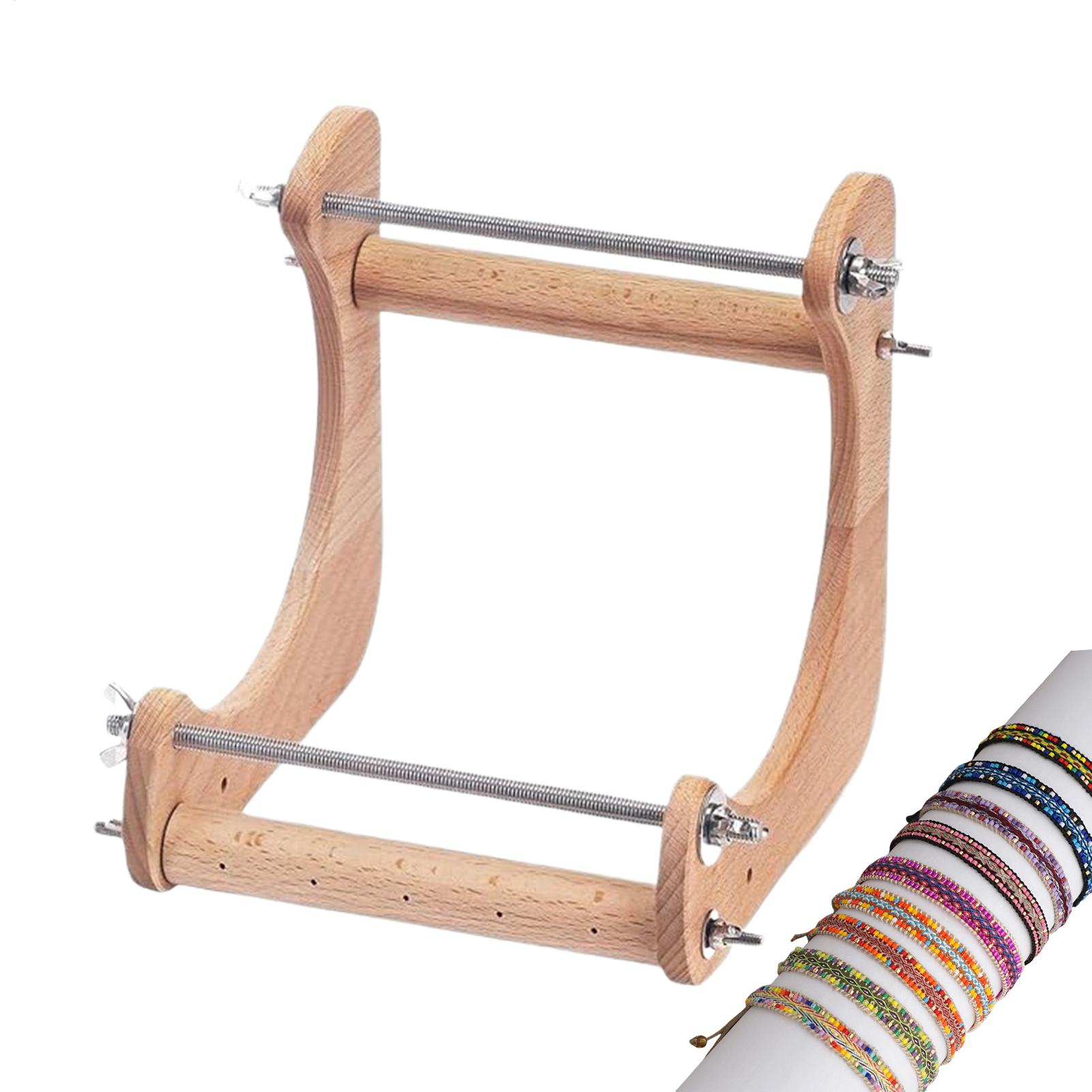 Jewelry Making Machines - Wood Beading Loom Adjustable Vertical Beading
