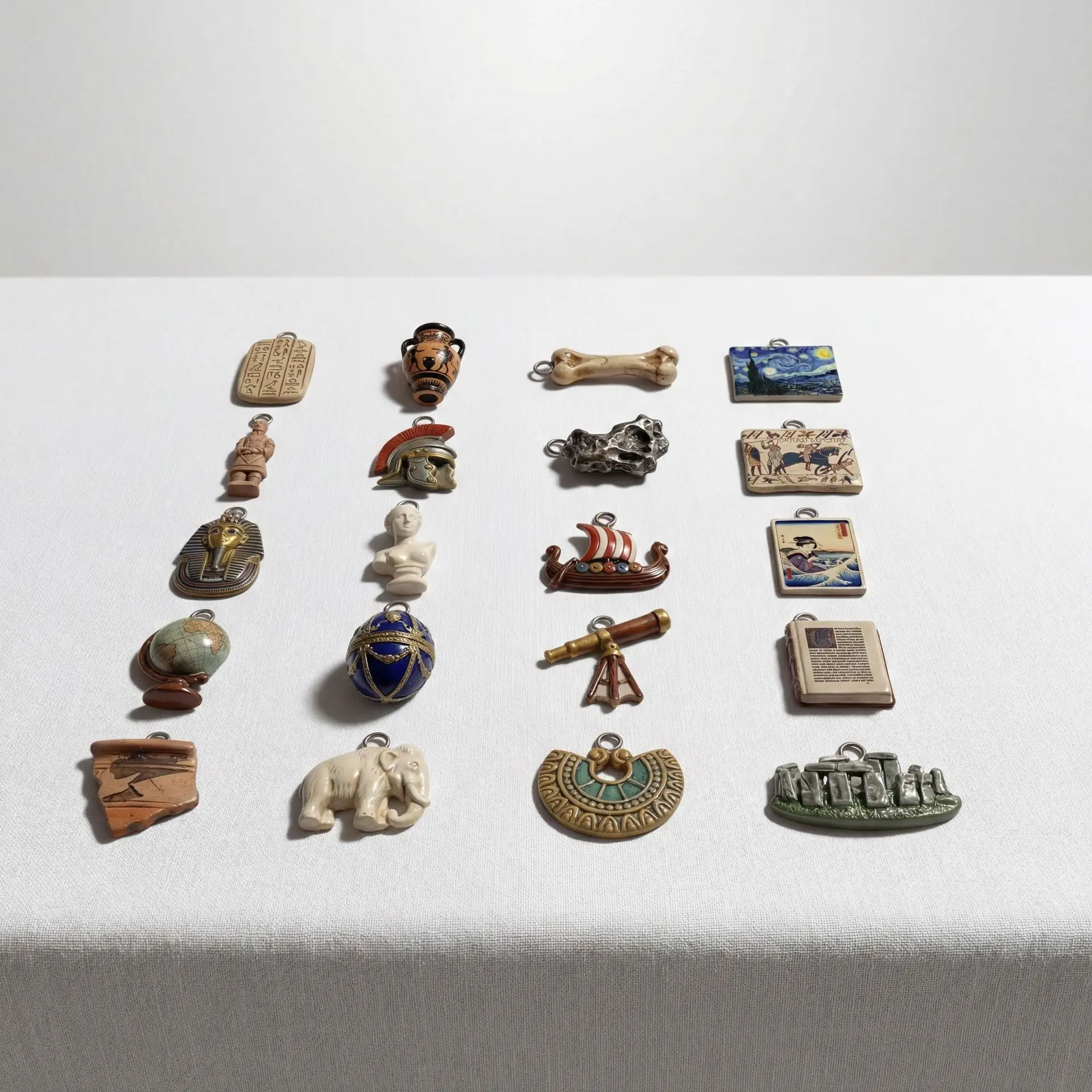 Mini World History Antique Fig - đánh giá và giá Jewelry Making History