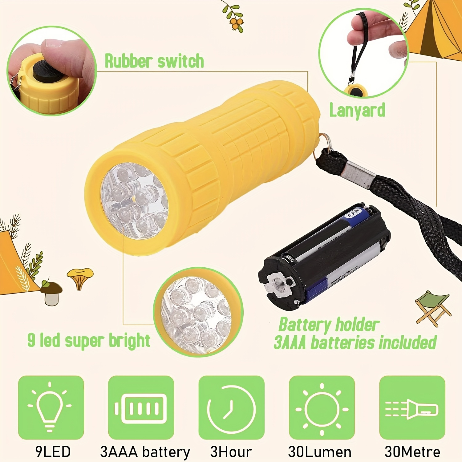Mini Portable Flashlight 9XPE  - đánh giá và giá Jewelry Making Torch